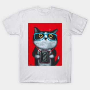 Kitty Photographer T-Shirt